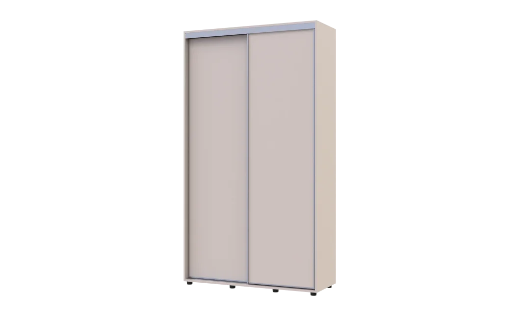 Šatní skříň s posuvnými dveřmi Doros Sigma Slim Kašmír 2 dveře 120x45x214.4 (42005446)