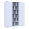 Skříň na oblečení Doros Morgan Bílý dveře DTD 180×40×210 (42001246)