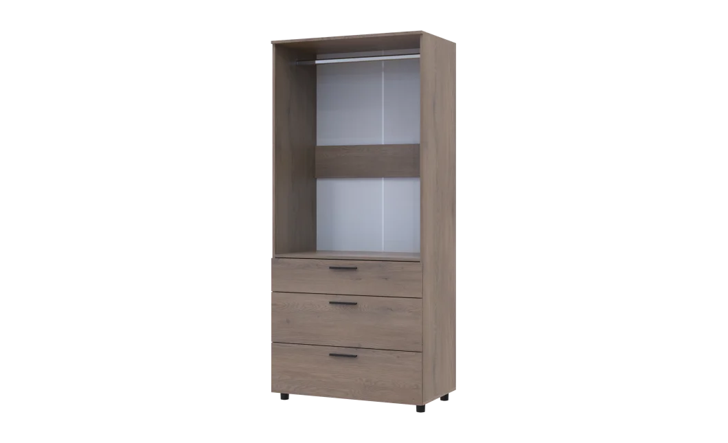 Skříň na oblečení Doros Thorn Cremona Cannolo 2 DTD/3Š tyč 90х51.6х200 (44900429)