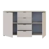 Komoda Doros Ron 5 Kašmír 2 dveře 4 zásuvky 140 × 38 × 81 (41516047)