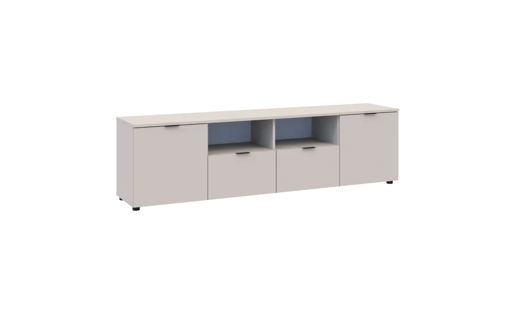 Komoda Doros Ron 4 Kašmír 2 dveře 2 zásuvky 180 × 38 × 50 (41516046)