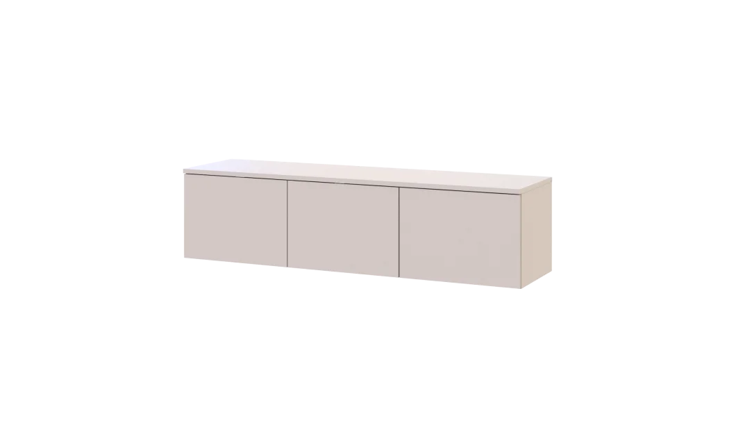 TV stolek Doros Levia Kašmír 3 dveře 130x35x33 (41516292)