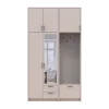 Šatní skříň Doros Rondi s věšákem, zrcadlem a vysokým nástavcem Kašmír 2 dvere 142x52x260 (42005406)