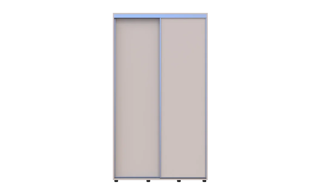 Šatní skříň s posuvnými dveřmi Doros Sigma Slim Kašmír 2 dveře 120x45x214.4 (42005446)