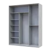 Šatní skříň Doros City Light Borovice Natti 3 DTD 180×60×225 (80736518)