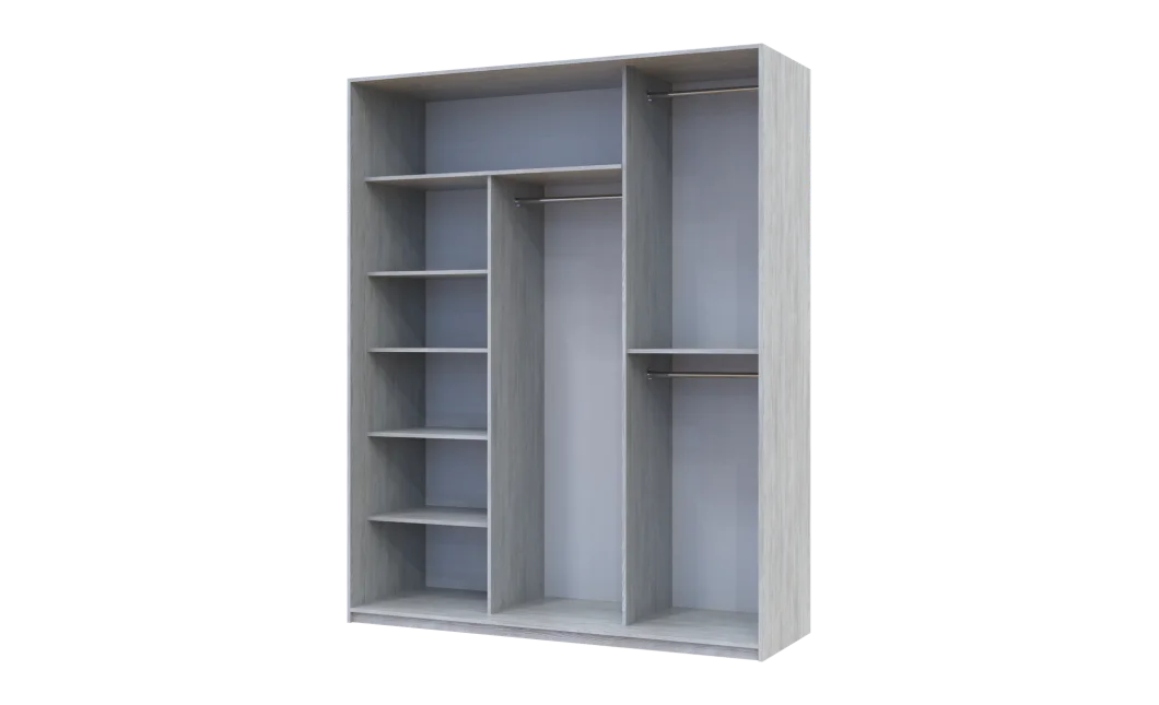 Šatní skříň Doros City Light Borovice Natti 3 DTD 180×60×225 (80736518)