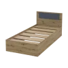 Postel Doros Rondi Jednolůžková Dub Artisan/Antracit 90x200 (44900530)