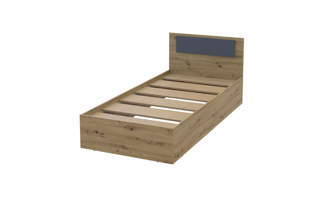 Postel Doros Rondi Jednolůžková Dub Artisan/Antracit 90x200 (44900530)