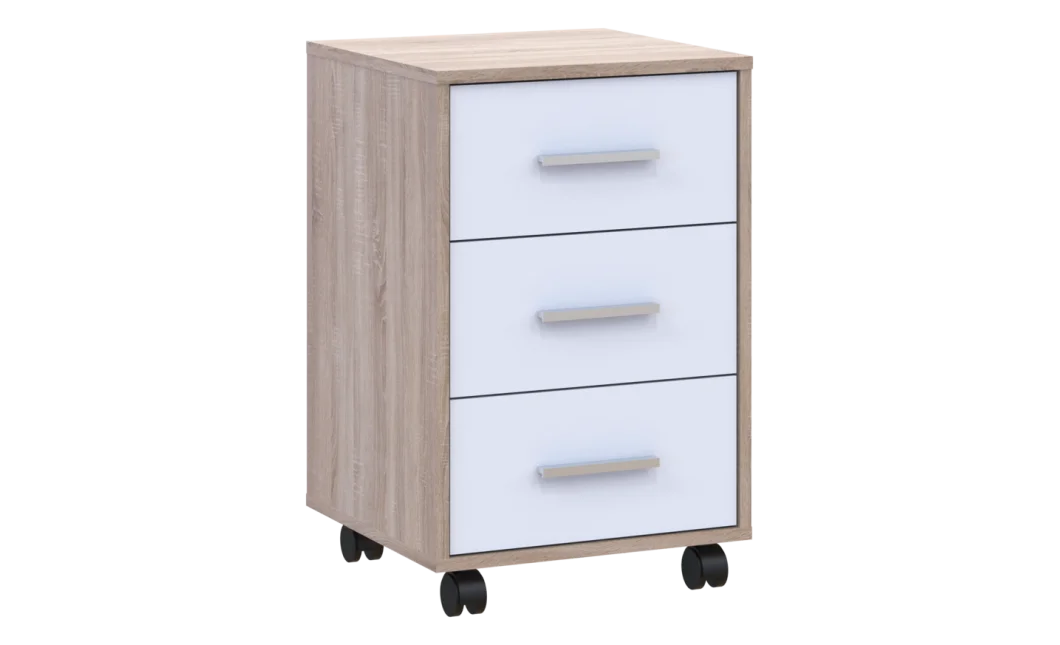 Komoda Doros T3 Dub Sonoma/Bílý 43×42×66,4 (41902060)