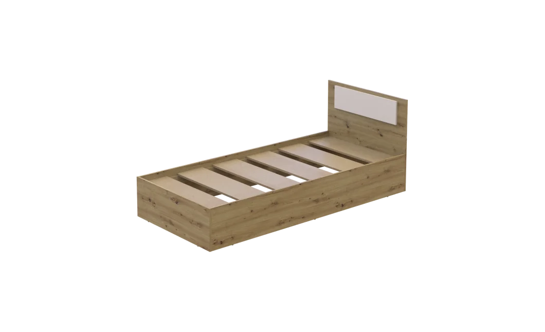 Postel Doros Rondi Jednolůžková Dub Artisan/Kašmír 90x200 (44900529)