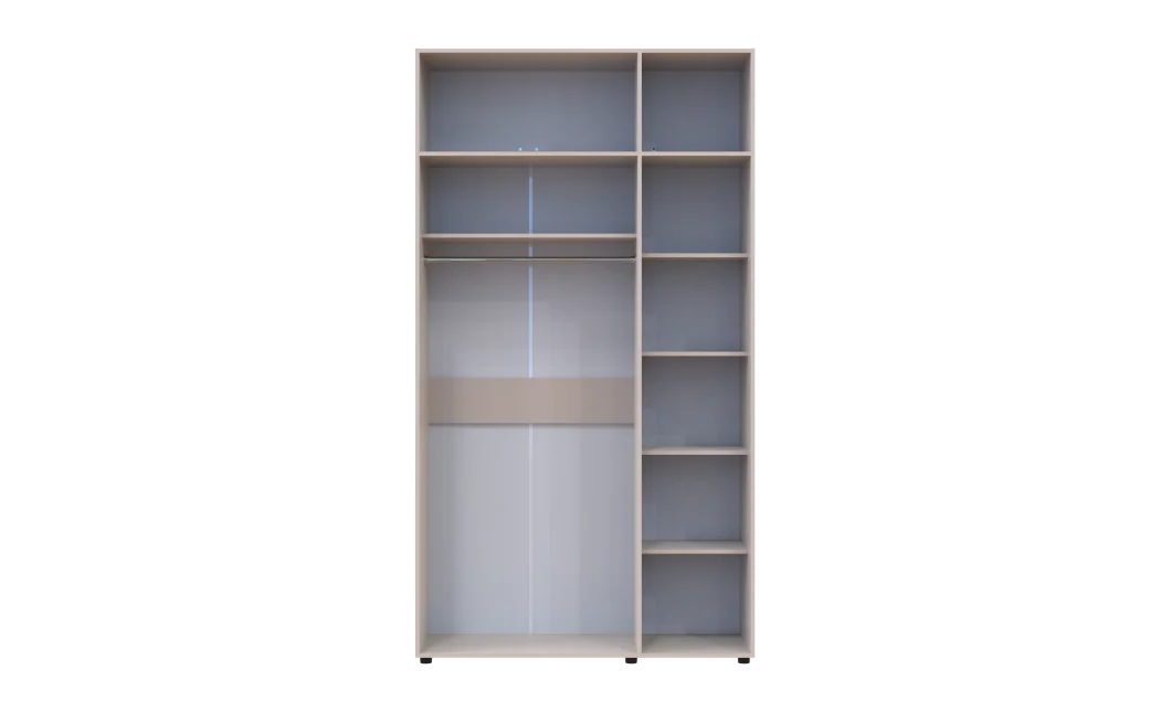 Šatní skříň s nástavcem Doros Kasper Kašmír 3 LTD 135 × 50 × 245 cm (42005520)
