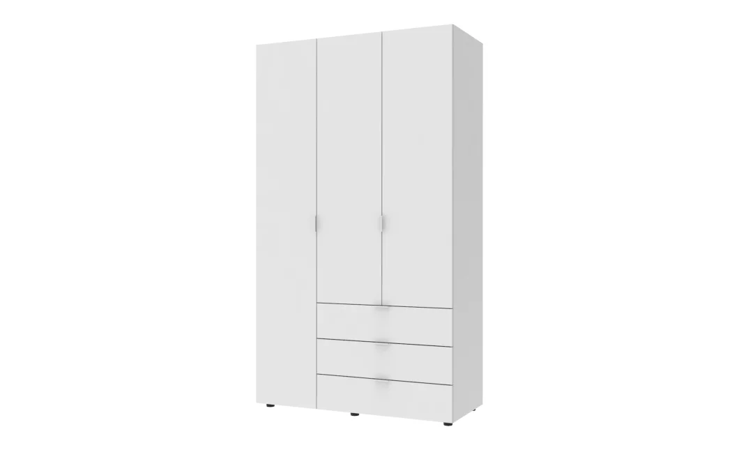 Šatní skříň Doros Gelar Bílá 3 DTD 116,2x49,5x203,4 (80397641)