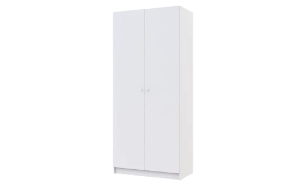 Skříň na oblečení Doros Promo Bílá 2 dveře 90×48×204 (80737070)