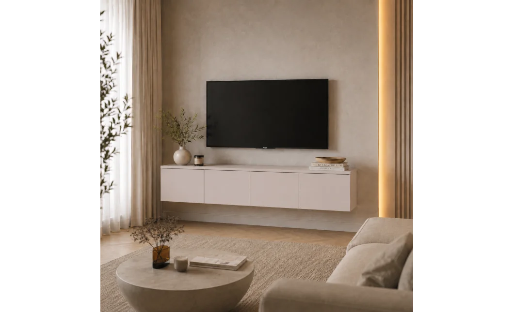 TV stolek Doros Levia Kašmír 4 dveře 160x35x33 (41516085)