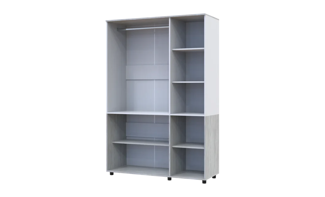 Skříň na oblečení Doros Thorn Borovice Natti/Bílá 3 DTD tyč 135х51.6х200 (44900507)