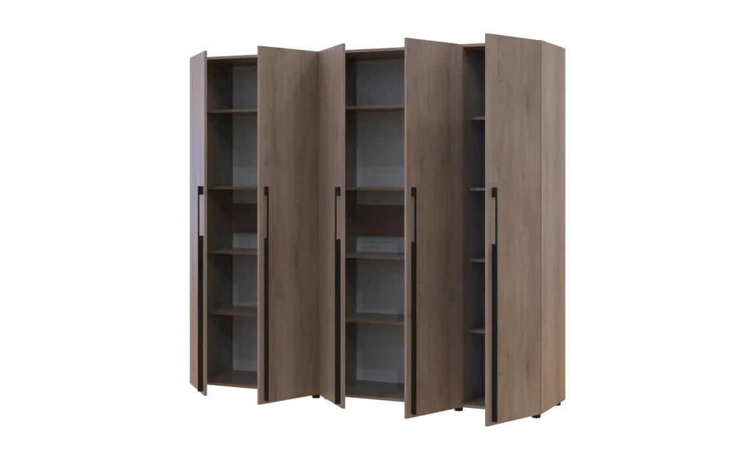 Kleiderschrank mit Regalen Doros Kasper Cremona Cannolo 2+3 LTD 225 × 50 × 204 cm (42005547)