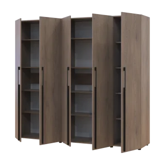 Kleiderschrank mit Regalen Doros Kasper Cremona Cannolo 2+3 LTD 225 × 50 × 204 cm (42005547)