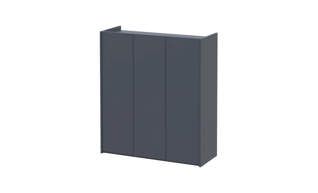 Botník se zrcadlem Doros Kassel Grafit 3 DTD 97×40×110 (42005497)