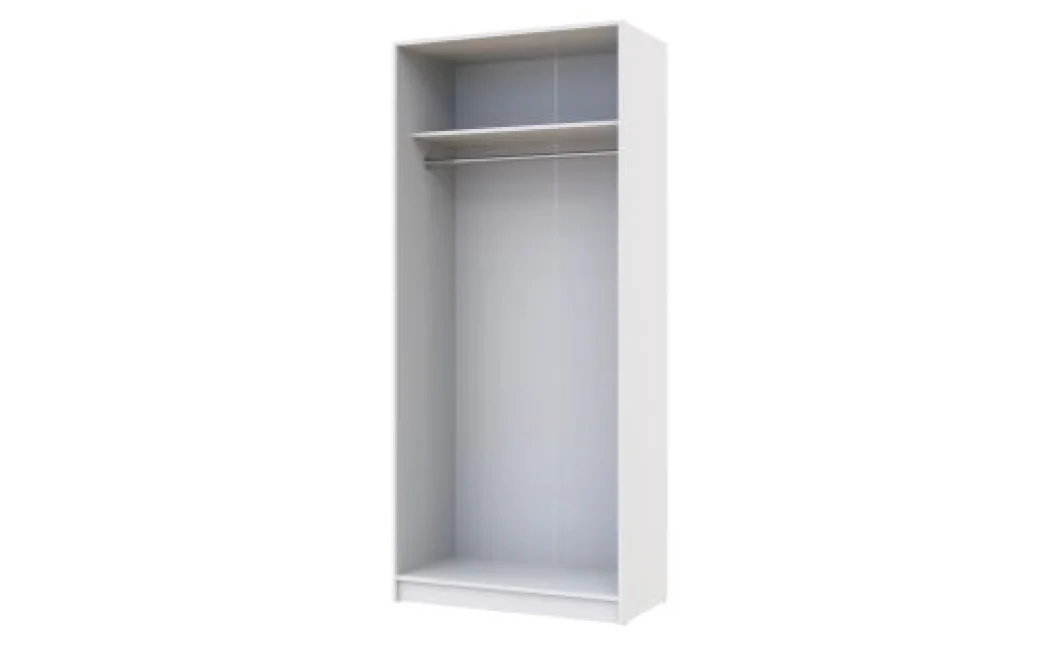 Skříň na oblečení Doros Promo Bílá 2 dveře 90×48×204 (80737070)