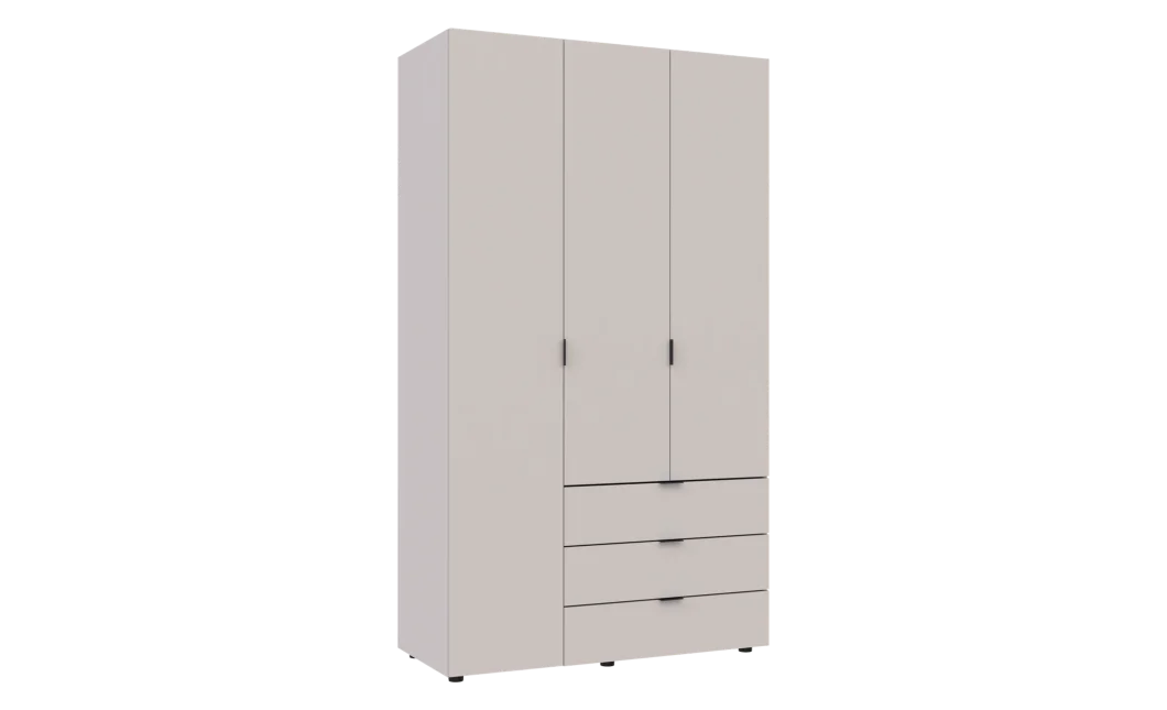 Šatní skříň  Doros Gelar Kašmír 3 DTD 116,2x49,5x203,4 (80737633)