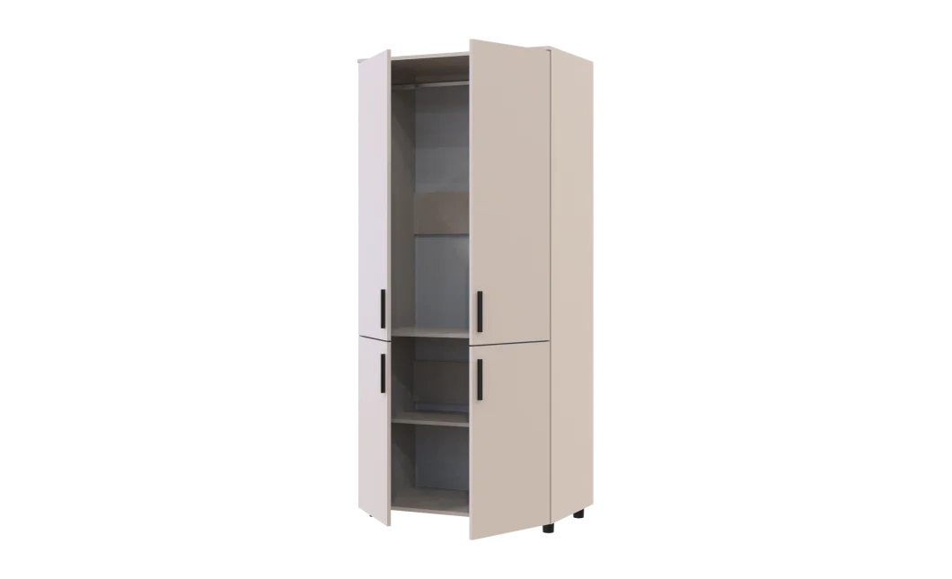 Skříň na oblečení Doros Thorn Kašmír 2 DTD tyč 90х51.6х200 (44900447)