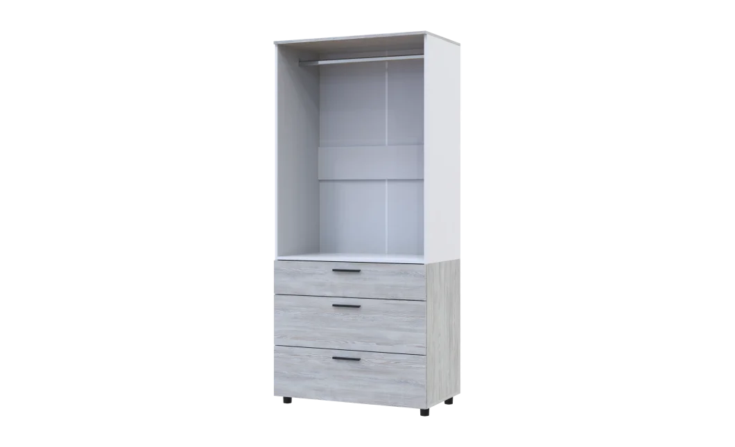 Skříň na oblečení Doros Thorn Borovice Natti/Bílá 2 DTD/3Š tyč 90х51.6х200 (44900461)