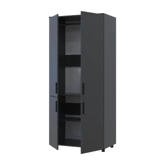 Skříň na oblečení Doros Thorn Antracit 2 DTD tyč 90х51.6х200 (44900443)