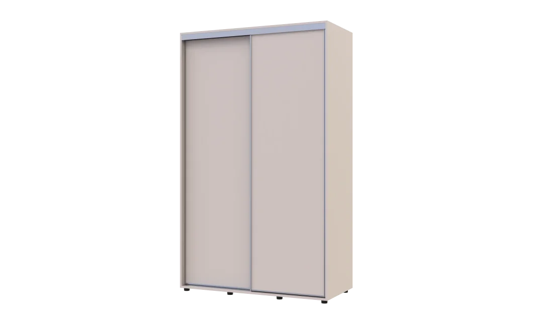 Šatní skříň s posuvnými dveřmi Doros Sigma Slim Kašmír 2 dveře 130x60x214.4 (42005456)