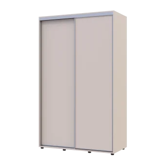 Šatní skříň s posuvnými dveřmi Doros Sigma Slim Kašmír 2 dveře 130x60x214.4 (42005456)