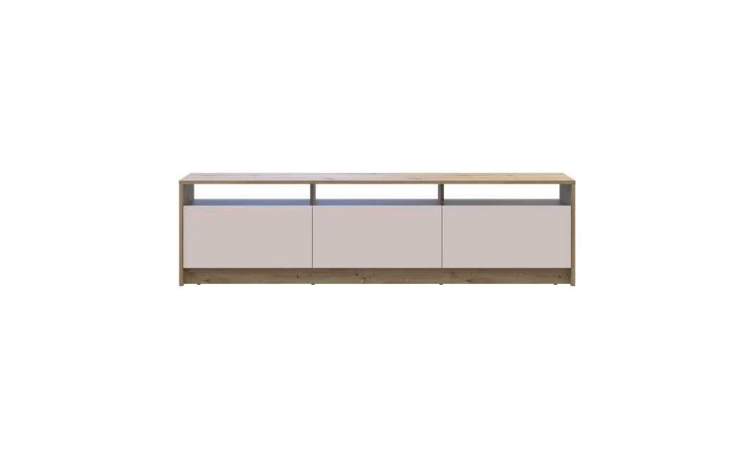 TV stolek Doros U3 Dub Artisan / Kašmír 180×33×43 (41516203)