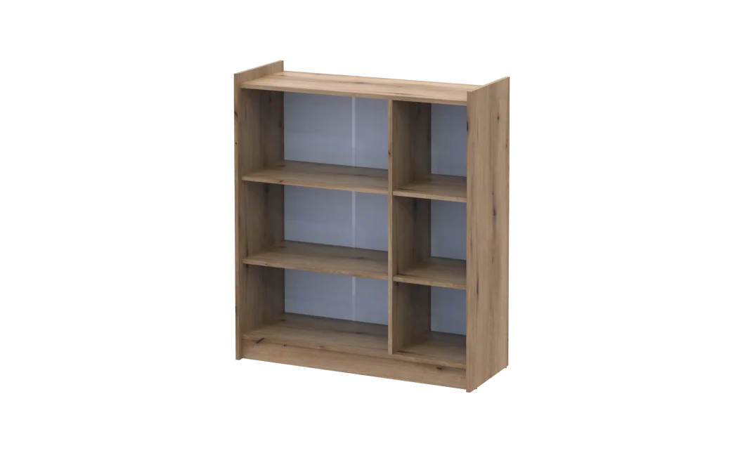 Botník se zrcadlem Doros Kassel Dub Evok 3 DTD 97×40×110 (42005500)
