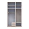 Šatní skříň Doros Rondi s věšákem a vysokým nástavcem Kašmír 2 dvere 142x52x260 (42005397)