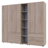 Set Doros Gelar s regálem Dub Sonoma 2+3 dveře 231,9×49,5×203,4 (42005046)