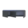 TV stolek Doros Levia Antracit 3 dveře 130x35x33 (41516289)