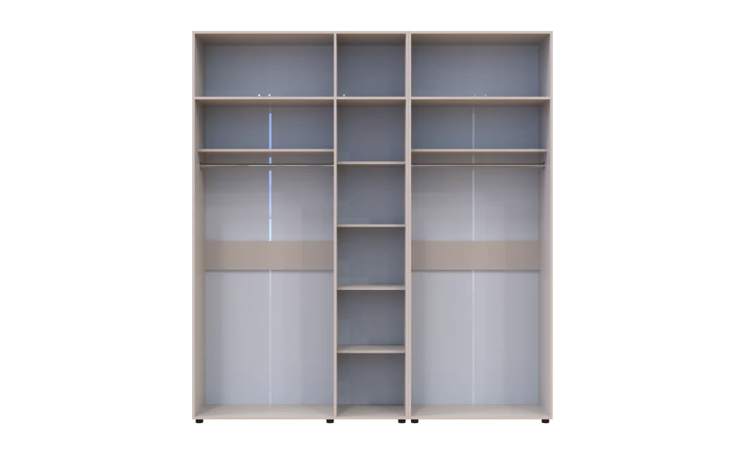 Šatní skříň s nástavcem Doros Kasper Kašmír 2+3 LTD 225 × 50 × 245 cm (42005524)