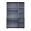 Skříň na oblečení Doros Thorn Antracit/Šedá 3 DTD police 135x51.6x200 (44900520)