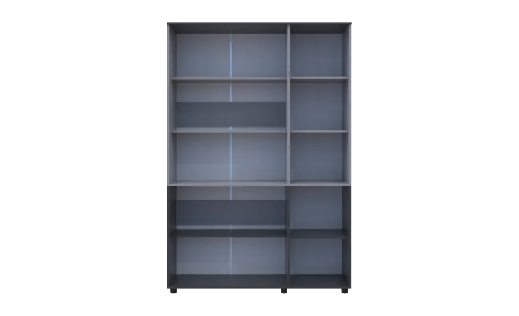 Skříň na oblečení Doros Thorn Antracit/Šedá 3 DTD police 135x51.6x200 (44900520)