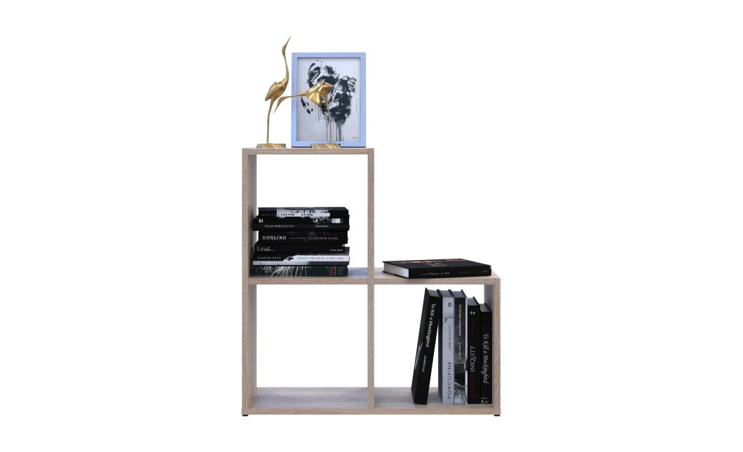 Regál Doros Step 2×2 Dub Sonoma otevřený 69×28,8×71,4 (41516155)