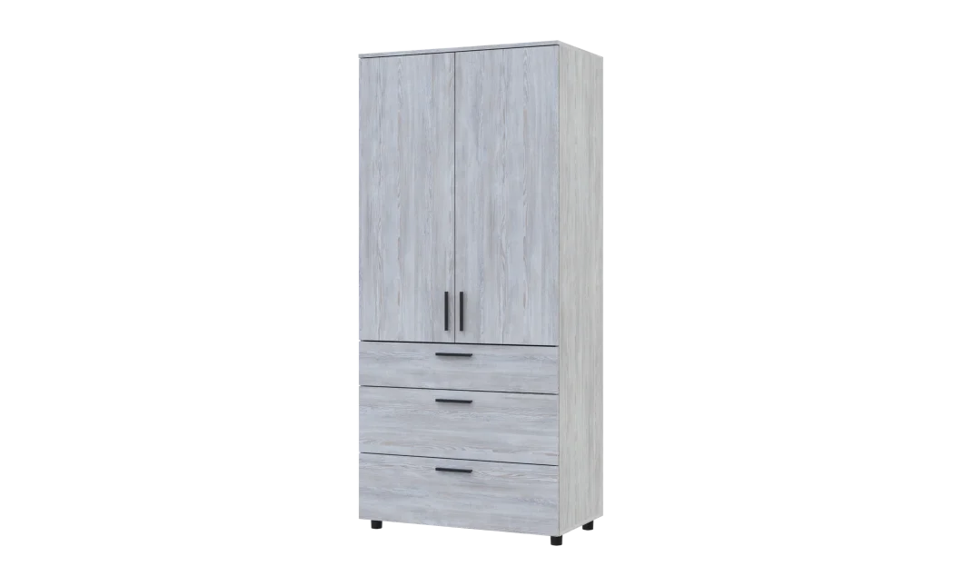 Skříň na oblečení Doros Thorn Borovice Natti 2 DTD/3Š police 90х51.6х200 (44900434)