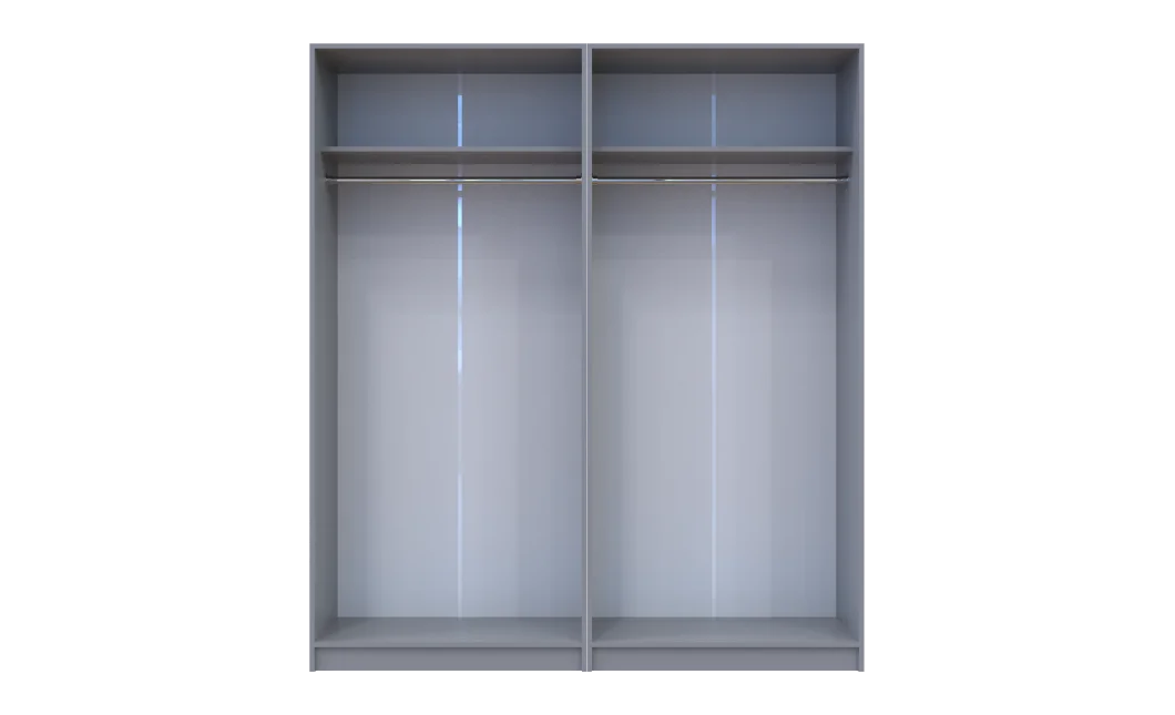 Sada Promo Šedá 2+2 dveře 180x48x204 (80737766)