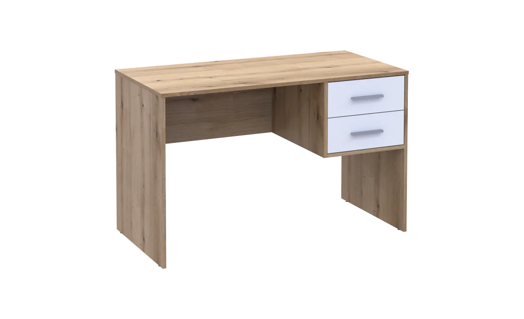 Kancelářský stůl Doros T2 Dub Evok/Bílý 120 × 60 × 75 (81339331)