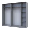 Sada Promo Šedá 2+3 dveře 225x48x204 (80737767)