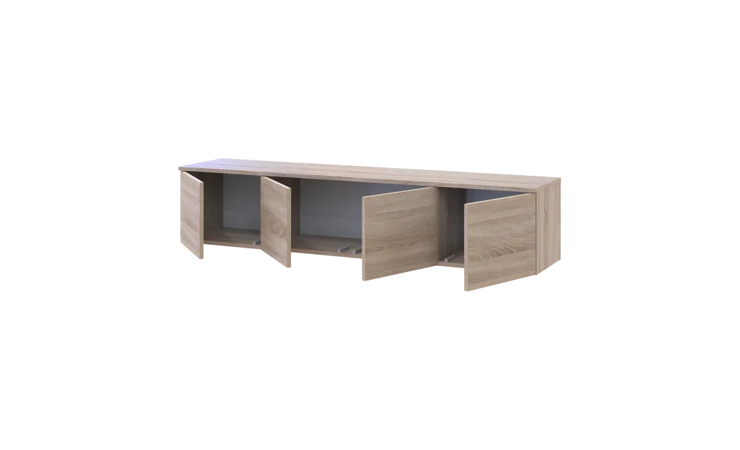 TV stolek Doros Levia Dub Sonoma 4 dveře 160x35x33 (41516300)