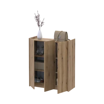 Skříňka Doros Kassel Dub Evok 3 dveře 97×40×110 (41516210)