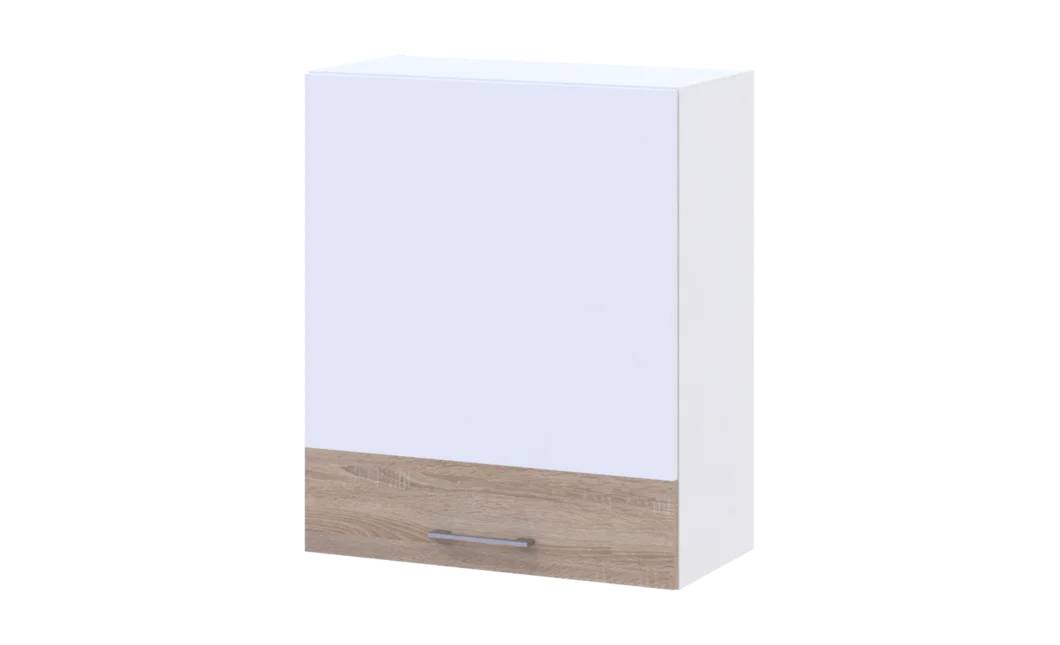 Kuchyně Doros Lea V72_Š60 horní pravá Bílá/Dub Sonoma DTD 60×31×72 (81359337.4)