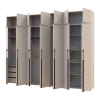 Kleiderschrank mit Schubladen, Regalen und Aufsatzschrank Doros Kasper Kaschmir 2+3+2 LTD 315 × 50 × 245 cm (42005740)