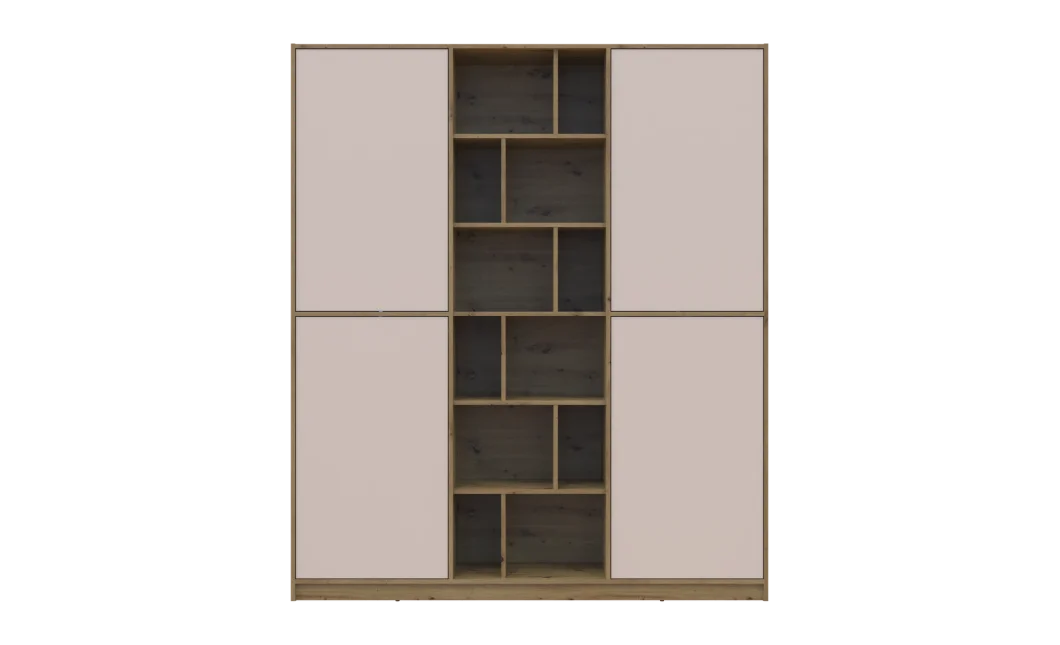 Skříň na oblečení Doros Morgan Dub Artisan/Kašmír DTD 180×40×210 (44900408)