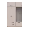 Šatní skříň Doros Rondi s věšákem a nástavcem Kašmír 2 dvere 142x52x236 (42005394)