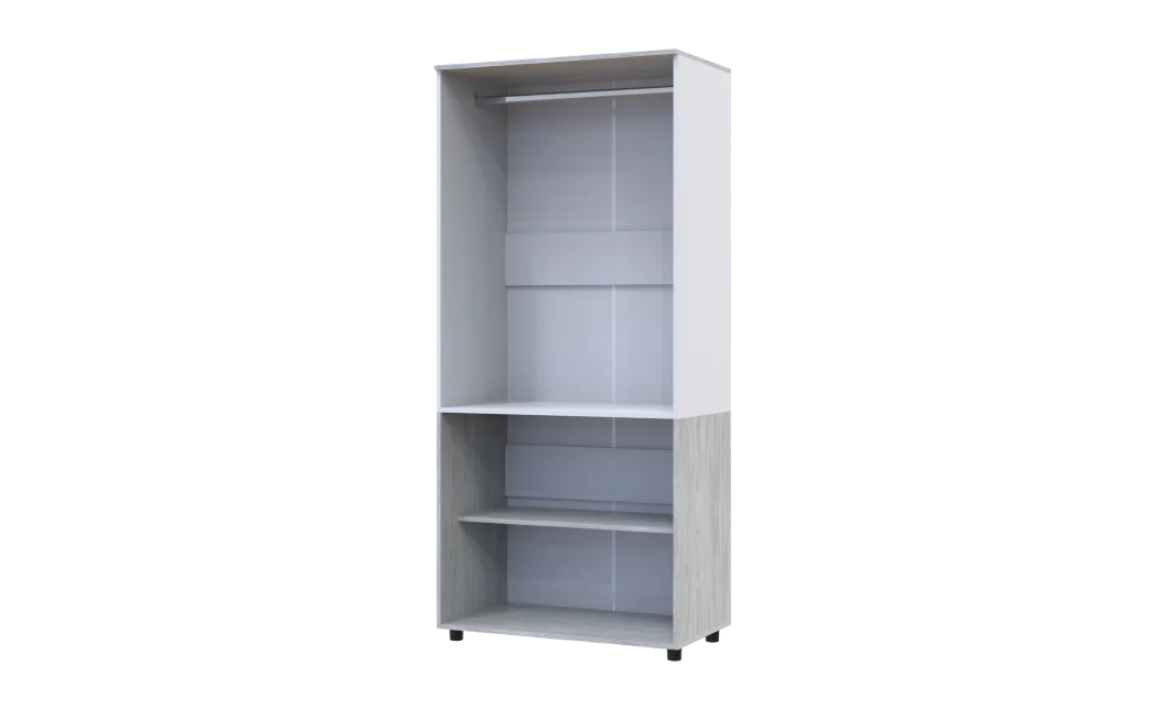 Skříň na oblečení Doros Thorn Borovice Natti/Bílá 2 DTD tyč 90х51.6х200 (44900459)