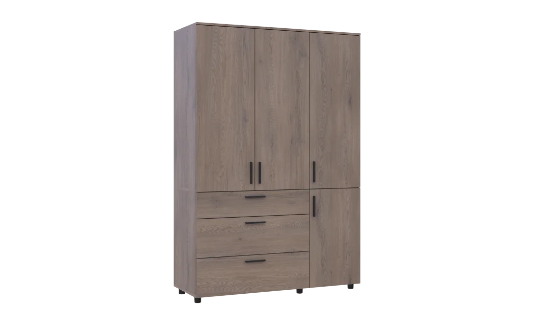 Skříň na oblečení Doros Thorn Cremona Cannolo 3 DTD/3Š tyč 135х51.6х200 (44900477)